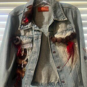 Denim Sequin Jacket from Venezuela